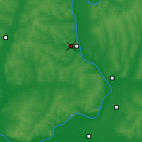 Nearby Forecast Locations - Sarápul - Mapa