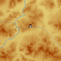 Nearby Forecast Locations - Kiajta - Mapa