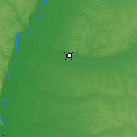 Nearby Forecast Locations - Belogorsk - Mapa