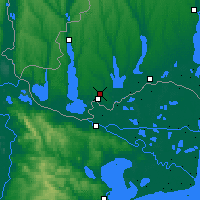 Nearby Forecast Locations - Izmaíl - Mapa