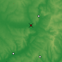 Nearby Forecast Locations - Rudnya - Mapa