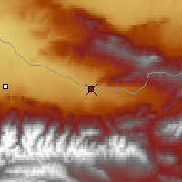 Nearby Forecast Locations - Tokmok - Mapa