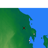 Nearby Forecast Locations - Dammam - Mapa