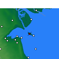 Nearby Forecast Locations - Failakah Island - Mapa