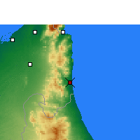 Nearby Forecast Locations - Fuyaira - Mapa