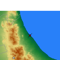 Nearby Forecast Locations - Sohar - Mapa
