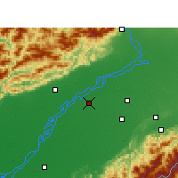 Nearby Forecast Locations - Dibrugarh - Mapa