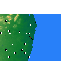 Nearby Forecast Locations - Chennai - Mapa