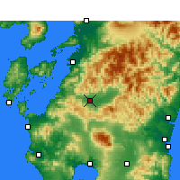 Nearby Forecast Locations - Hitoyoshi - Mapa