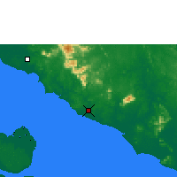 Nearby Forecast Locations - Malaca - Mapa