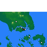 Nearby Forecast Locations - Singapur/Paya - Mapa