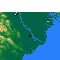 Nearby Forecast Locations - Nam Định - Mapa