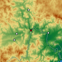 Nearby Forecast Locations - Ciudad de Tumen - Mapa