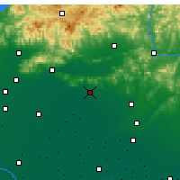 Nearby Forecast Locations - Yutian - Mapa