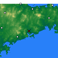 Nearby Forecast Locations - Rushan - Mapa