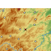 Nearby Forecast Locations - Yuping - Mapa
