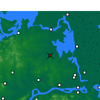 Nearby Forecast Locations - Tiāncháng Shì - Mapa
