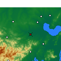 Nearby Forecast Locations - Shūchéng - Mapa
