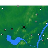 Nearby Forecast Locations - Chaohu - Mapa