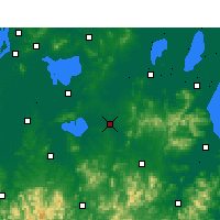 Nearby Forecast Locations - Lángxī Xiàn - Mapa