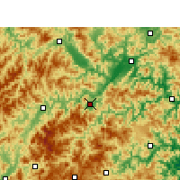 Nearby Forecast Locations - Yunhe - Mapa