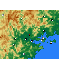 Nearby Forecast Locations - Changtai - Mapa
