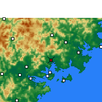Nearby Forecast Locations - Tong'an - Mapa