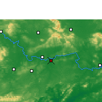 Nearby Forecast Locations - Yongning - Mapa