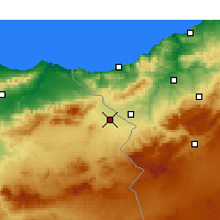 Nearby Forecast Locations - Uchda - Mapa