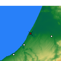 Nearby Forecast Locations - Kenitra - Mapa
