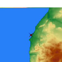 Nearby Forecast Locations - Esauira - Mapa