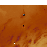 Nearby Forecast Locations - Naâma - Mapa