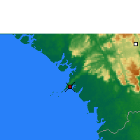 Nearby Forecast Locations - Conakri - Mapa