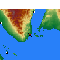 Nearby Forecast Locations - Sharm el-Sheij - Mapa