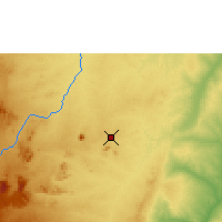 Nearby Forecast Locations - Estado de Bauchi - Mapa