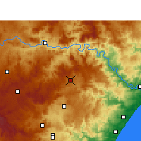 Nearby Forecast Locations - Greytown - Mapa
