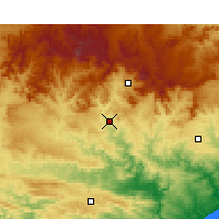 Nearby Forecast Locations - Fort Beaufort - Mapa