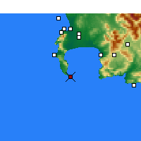 Nearby Forecast Locations - Cabo Point - Mapa