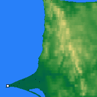 Nearby Forecast Locations - Cape Lisburne - Mapa