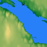 Nearby Forecast Locations - Bahía Wager - Mapa