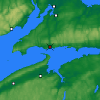 Nearby Forecast Locations - Parrsboro - Mapa