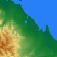 Nearby Forecast Locations - Isla Herschel - Mapa