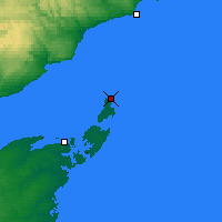 Nearby Forecast Locations - Isla Miscou - Mapa