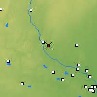 Nearby Forecast Locations - St. Cloud - Mapa