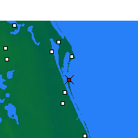 Nearby Forecast Locations - Cocoa - Mapa