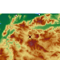 Nearby Forecast Locations - Yoro - Mapa