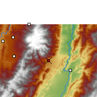 Nearby Forecast Locations - Ibagué - Mapa
