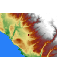 Nearby Forecast Locations - Nazca - Mapa