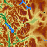 Nearby Forecast Locations - Futaleufú - Mapa
