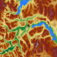 Nearby Forecast Locations - Cochrane - Mapa